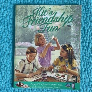 American Girl Kit's Friendship Fun Activity Book Crafts Food Game